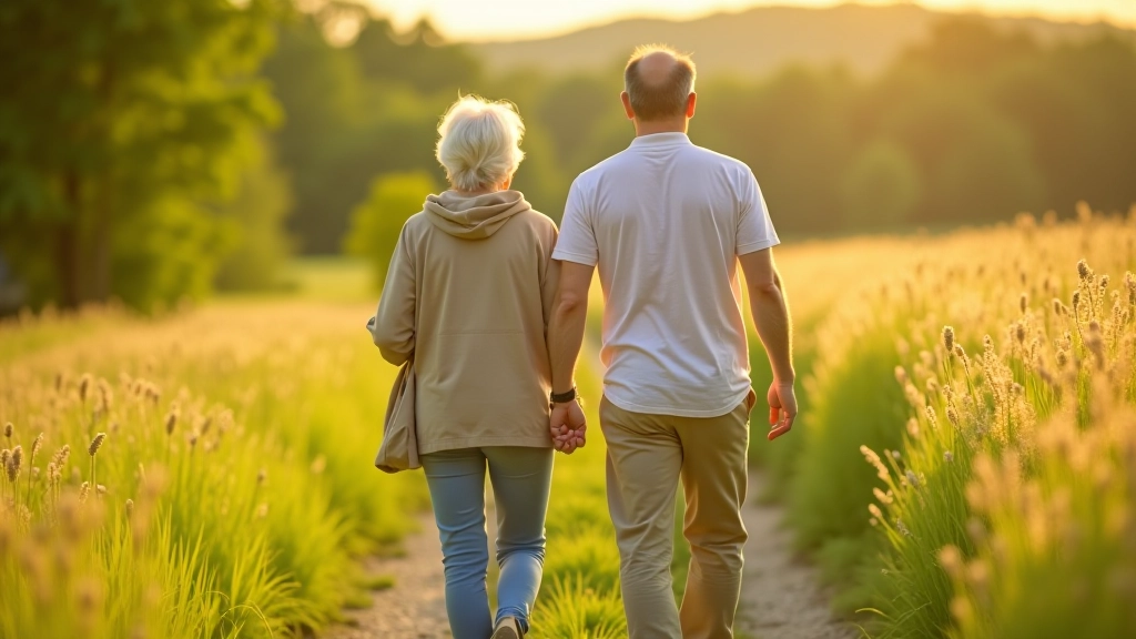 Seniori pastaigā pļavā pie Abava upes